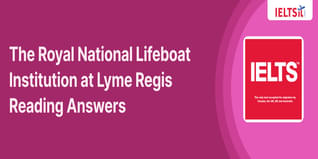 The Royal National Lifeboat Institution at Lyme Regis Reading Answers